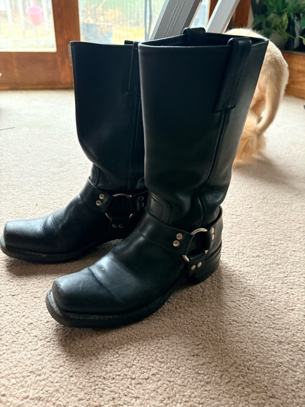 Frye Black Leather Harness Riding Boots - Picture 11 of 11